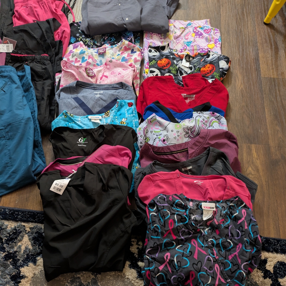 Colorful Medical Scrub Tops Collection